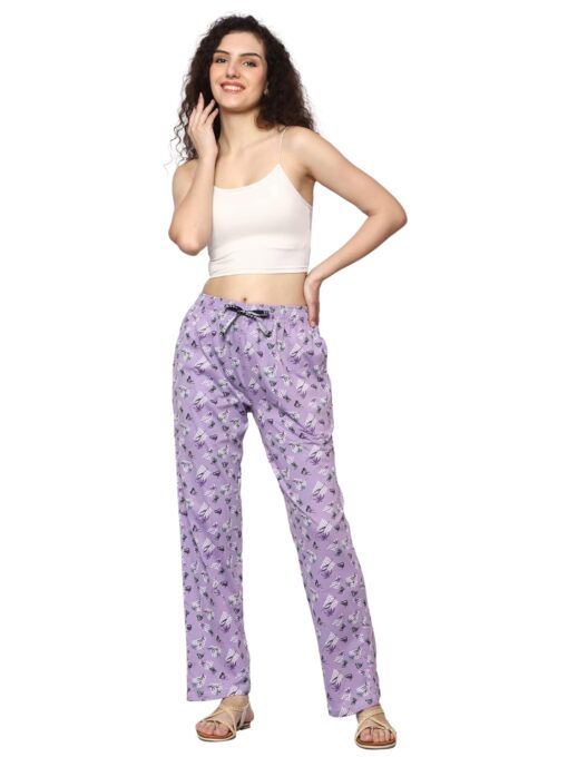 SeLSIa Trendy Women Womens 100% Cotton Loungwear Pyjamas Pant-Packs of 1 - Sexy Night Dress Women - Image 3