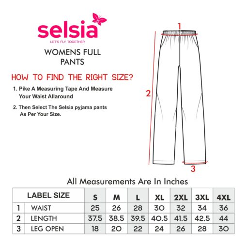 SeLSIa Trendy Women Womens 100% Cotton Loungwear Pyjamas Pant-Packs of 1 - Sexy Night Dress Women - Image 5