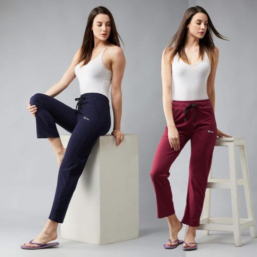 BLINKIN Women Cotton Casual Style Pyjamas Combo Pack Of 2 With Side Pockets - Plus Size Sexy Night Wear For Women - Image 5