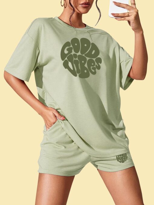 KSHS Women's Cotton Printed Night Suit Set of Top & Shorts - Sexy Dress For Ladies - Image 3