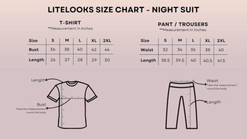 Litelooks Women's Premium Cotton Print Night Suits – Comfortable & Stylish Pajama Set with Pockets - Negligee Sexy Night Wear For Women - Image 5