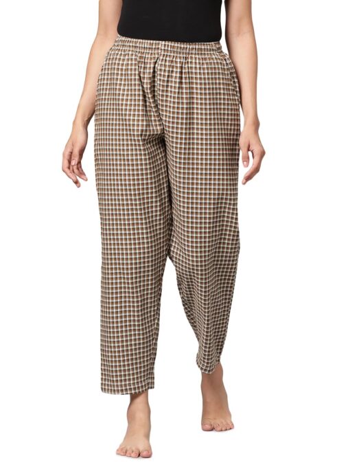 KRYPTIC Womens Pyjama Cotton Printed Lounge Pant Pack of 2 - Sexy Night Wear For Women Nearby - Image 3
