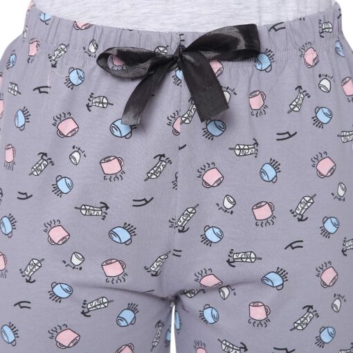 Real Basics Women's Cotton Printed Pyjama pack of 2 - Mini Night Dress For Women Sexy - Image 5