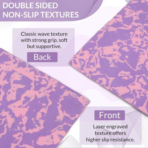 Fitness Mantra® 4mm Marble Design Anti Skid Yoga Mat for Men & Women| Qnty.-1 Pcs.| - Yoga Mats Online - Image 3