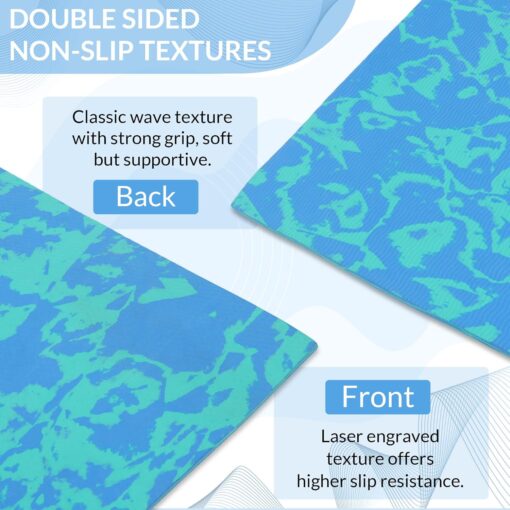 Fitness Mantra® 4mm Marble Design Anti Skid Yoga Mat for Men & Women| Qnty.-1 Pcs.| - Yoga Mats Near Me - Image 3