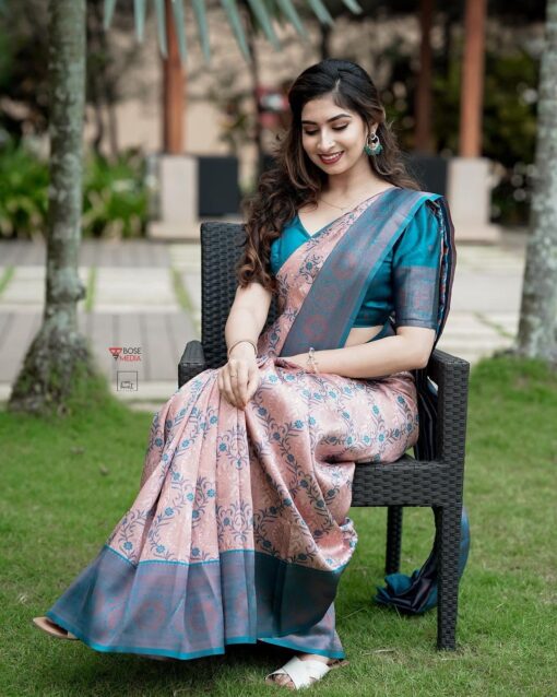 Avantika Fashion Women's Kanjivaram Soft Silk Banarasi Sarees With Blouse Piece - Jimmy Choo Saree Myntra Under 1500 - Image 4