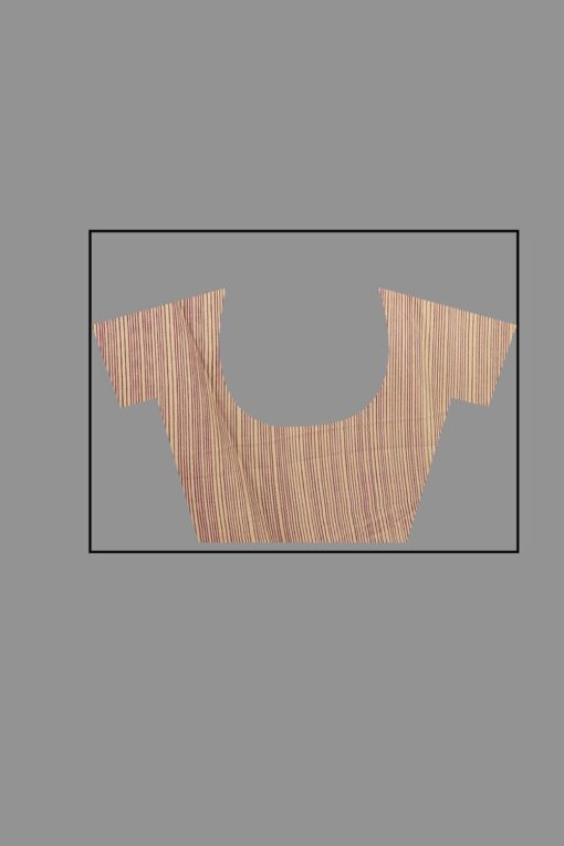 INDONIQ Fashion Women’s Georgette Geometric Printed Saree with Blouse Piece - Kancheepuram VRK SIL - Image 6