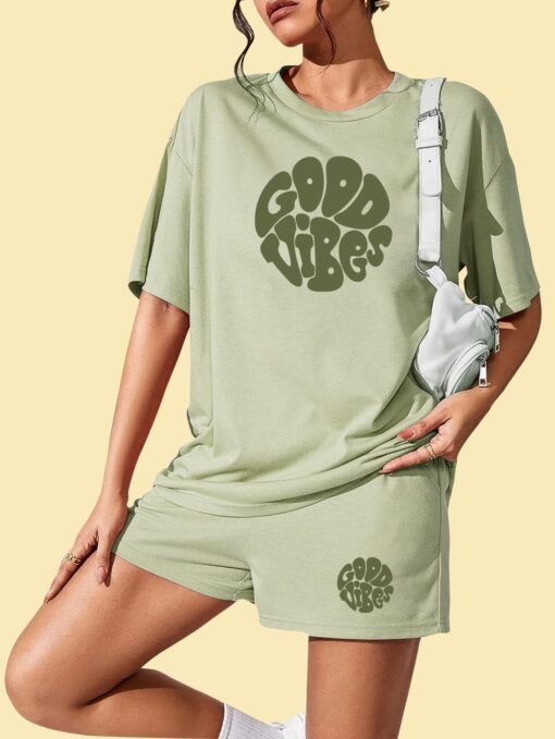 KSHS Women's Cotton Printed Night Suit Set of Top & Shorts - Sexy Dress For Ladies - Image 2