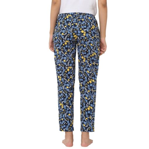 Urban Scottish Women's Floral Printed Cotton Regular Fit Lounge Pants/Pyjama Pants - Maxi Sexy Dress For Women - Image 2
