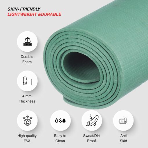 Amazon Brand - Symactive 6Mm Anti-Skid Lightweight - Best Yoga Mats in India - Image 2