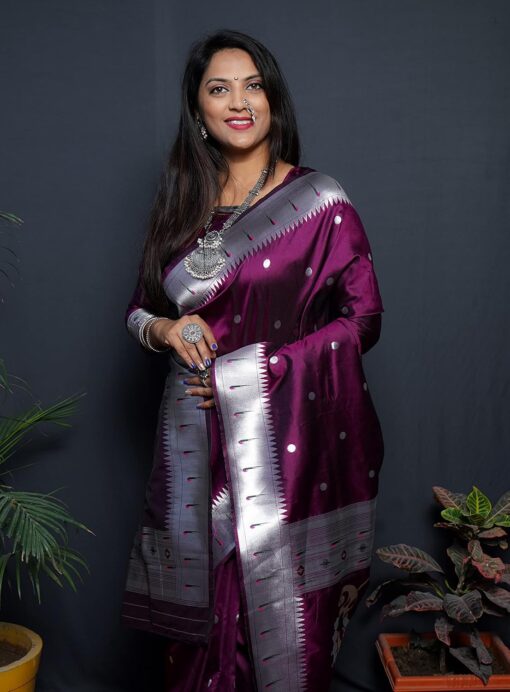 Avantika Fashion Women's Kanjivaram Soft Pure Silk Banarasi Sarees With Blouse Piece - Kancheepuram Vrk Silks Hyderabad - Image 4