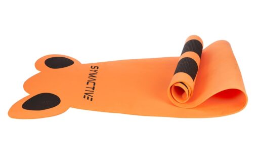 Amazon Brand - Symactive 4 Mm Anti-Skid Lightweight Ldpe Printed Yoga Mat With A Carrying Strap For Kids For Workout, Yoga And Fitness (Orange, 2X5 Ft, Panda), Pink - Thick Yoga Mats - Image 5