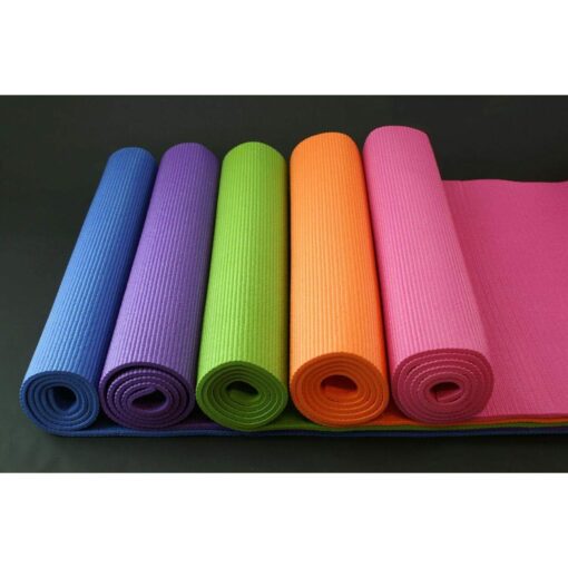 Ethylene Vinyl Acetate Yoga Mats For Women Yoga Mat For Men Exercise Mat For Home Workout Gym Mat Anti Slip Yoga Mat 4Mm Workout Mat Yoga Mat For Kids Yoga Mate Gym Mats (Grey, 4mm) - Yoga Mats for Kids - Image 2