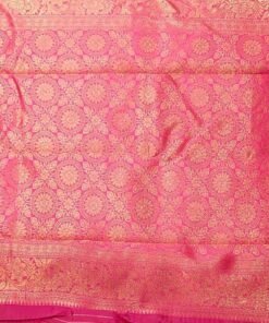 SREE KUMARAN Women's Kanchipuram Silk Pure Pattu Sarees With Blouse (VSK138-2) - Jimmy Choo Saree Price - Image 3
