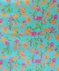 Garden Vareli Floral Print Chiffon Saree - Jimmy Choo Saree Online Shopping - Image 7