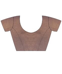 AKHILAM Women's Shimmer Tissue Embroidered Saree With Unstitched Blouse Piece - Original Jimmy Choo Saree Price In India - Image 7